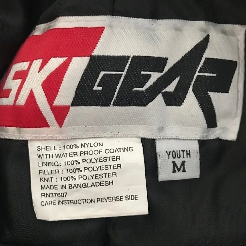 NWOT Unisex M Black Snow/Ski Pants by Skigear